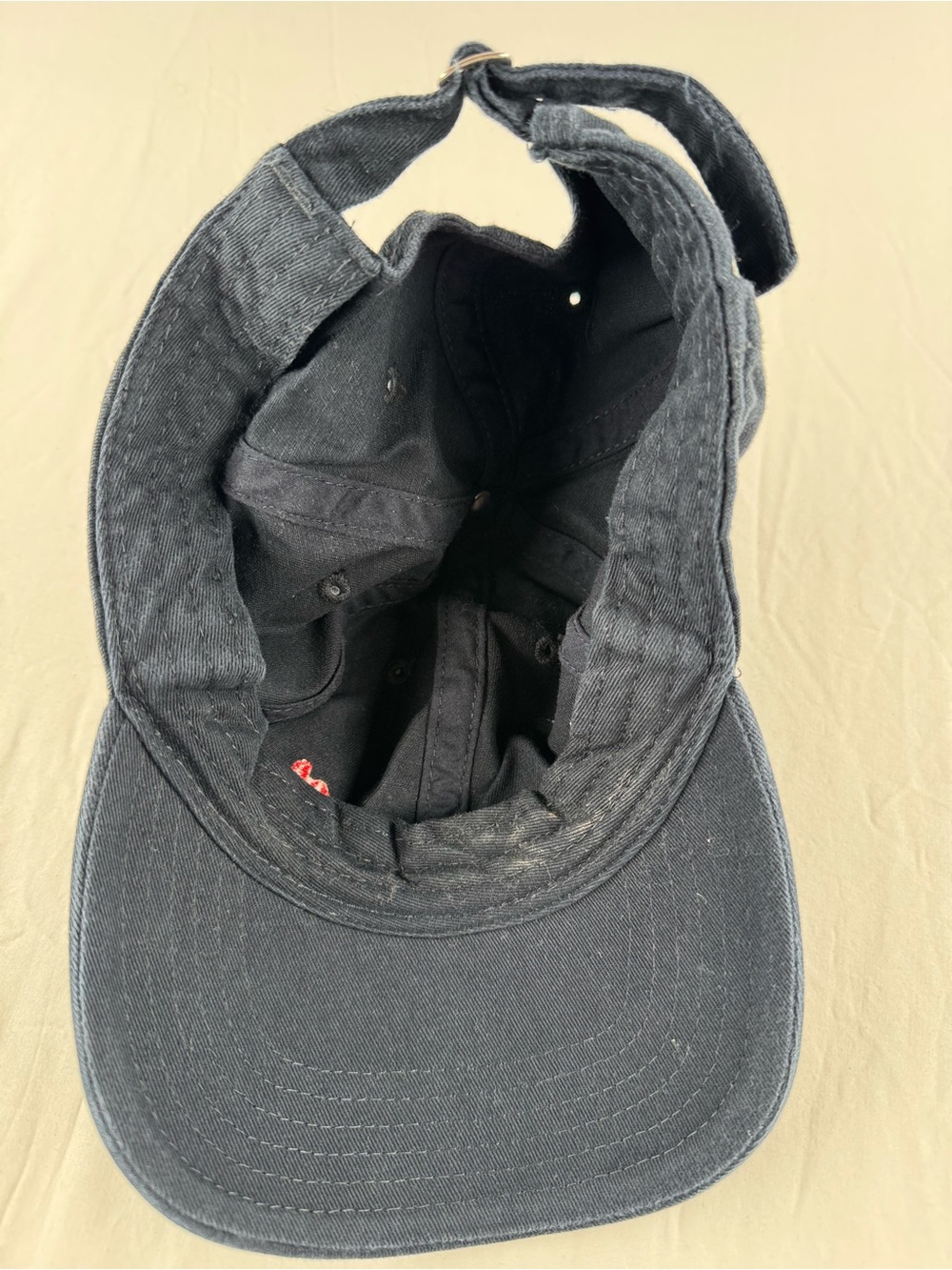 Disney Black Baseball Cap with Red Mickey Mouse Embroidery - Picture 4 of 4